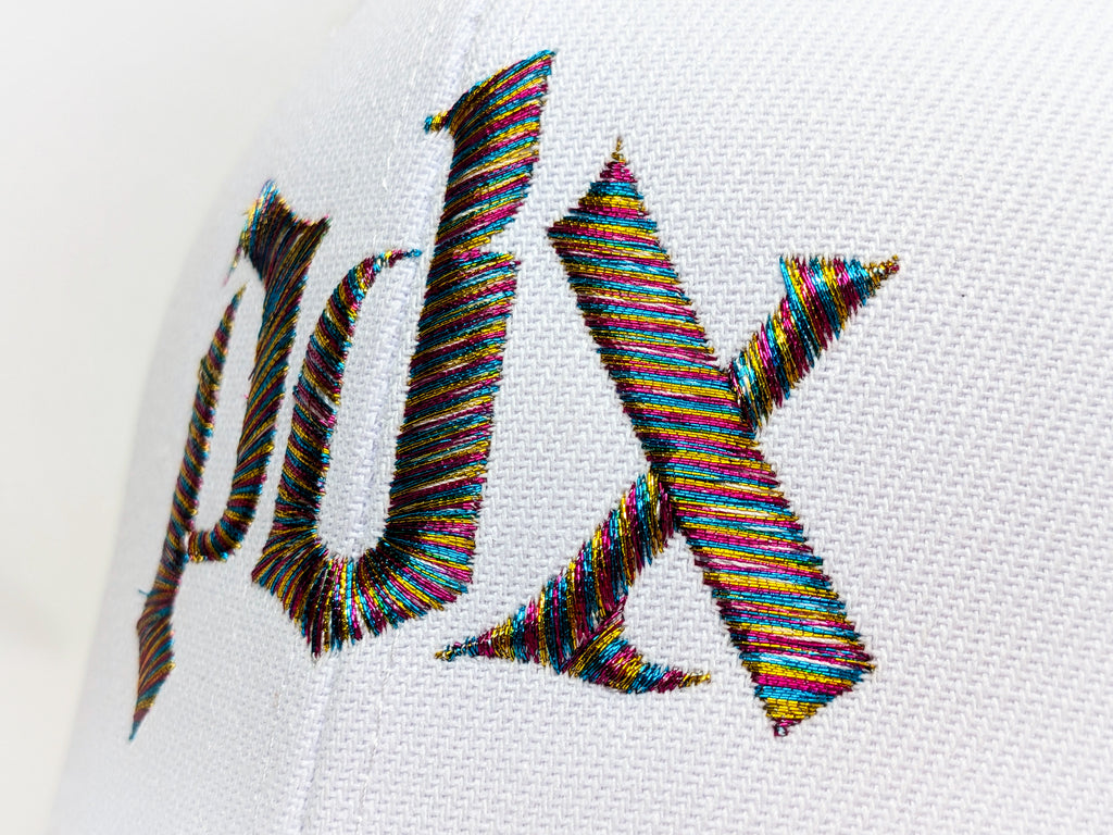 Portland Fire Metallic Thread PDX Pride Hat