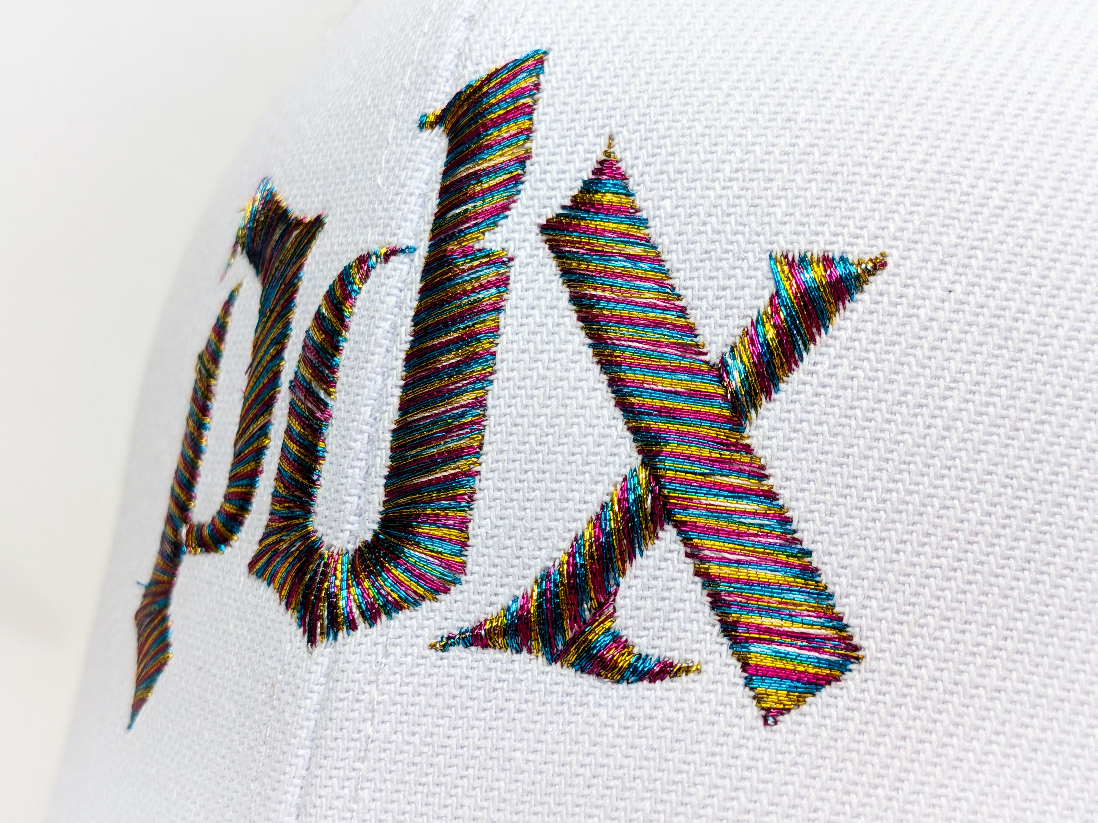 Portland Fire Metallic Thread PDX Pride Hat